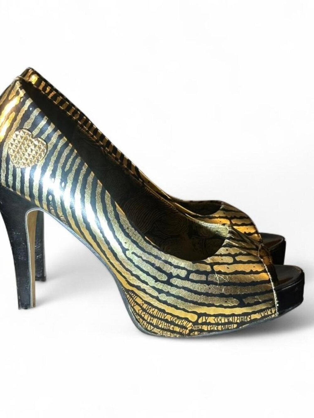 Iron Fist Hands Off Platform Heels